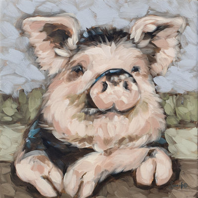 «Butterball On Canvas» par Sara G. Designs Print