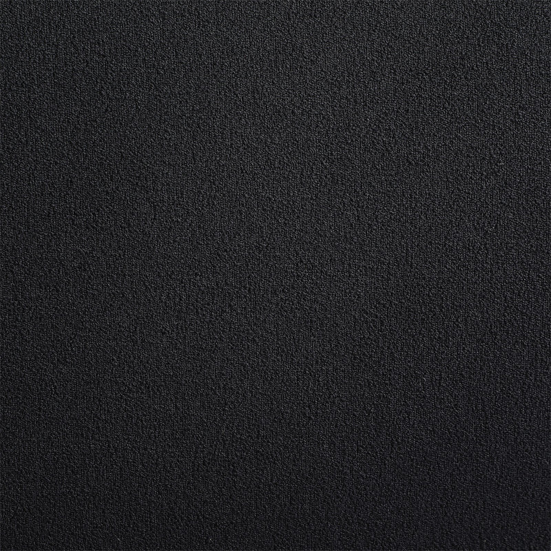 Fauteuil demi-tonneau l 24 po Yulon, Tissu bouclé noir