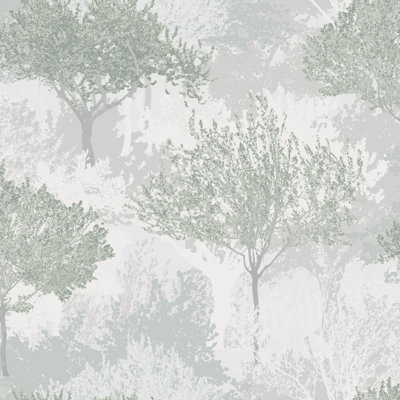 Rouleau de papier peint L 33 pi x l 21 po Zen Birch