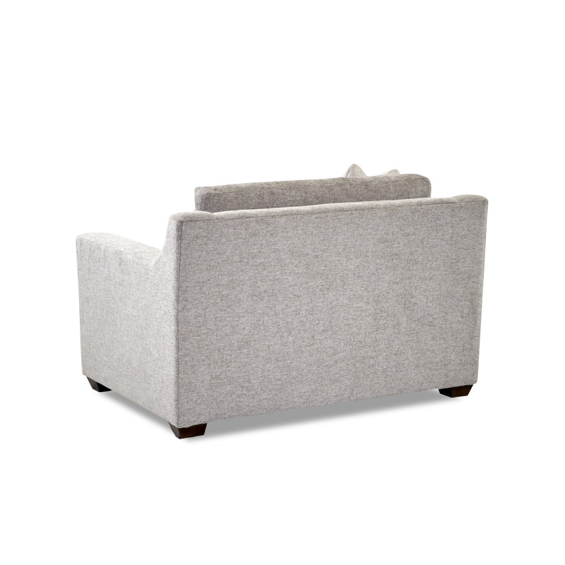 Rhodes Upholstered Chair And A Half, Conversation Ivory Basketweave