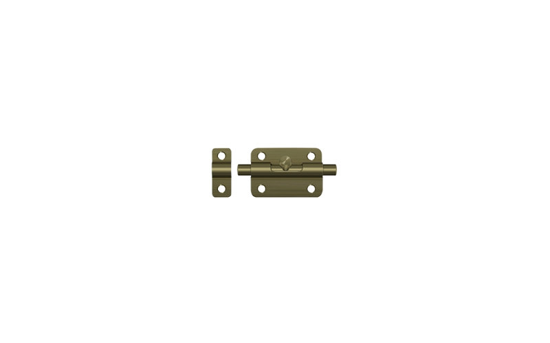 Barrel Latch/Catch/Bolt, Antique Brass