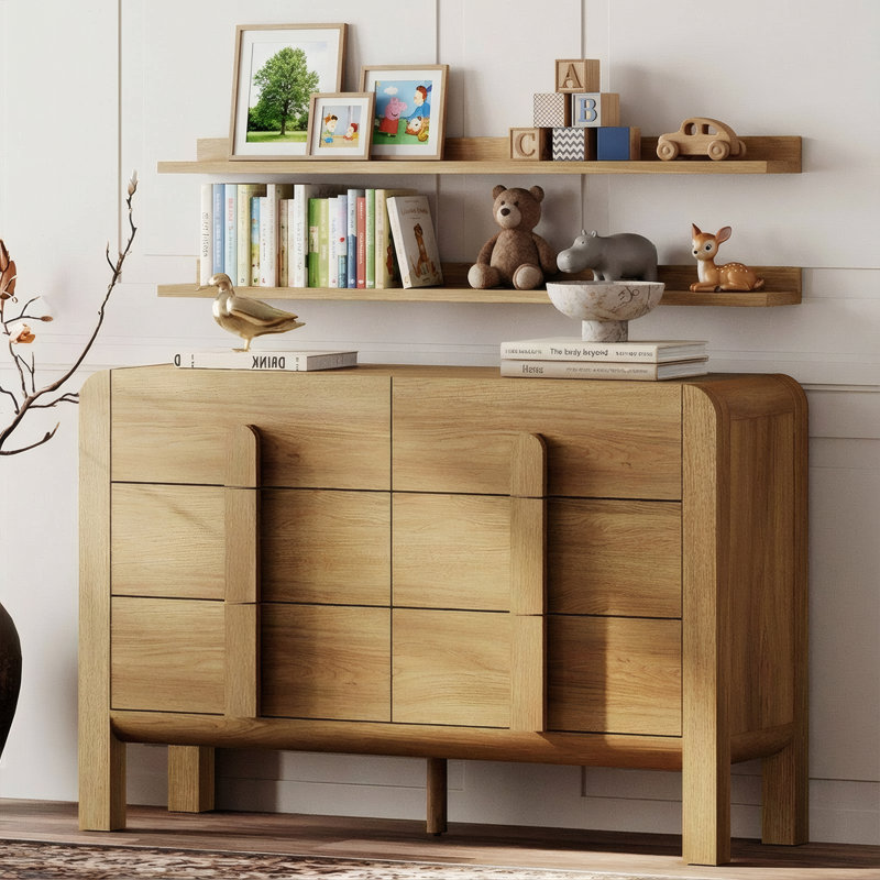 Meuble télé 47 tiroirs l 47,2 po, Walnut