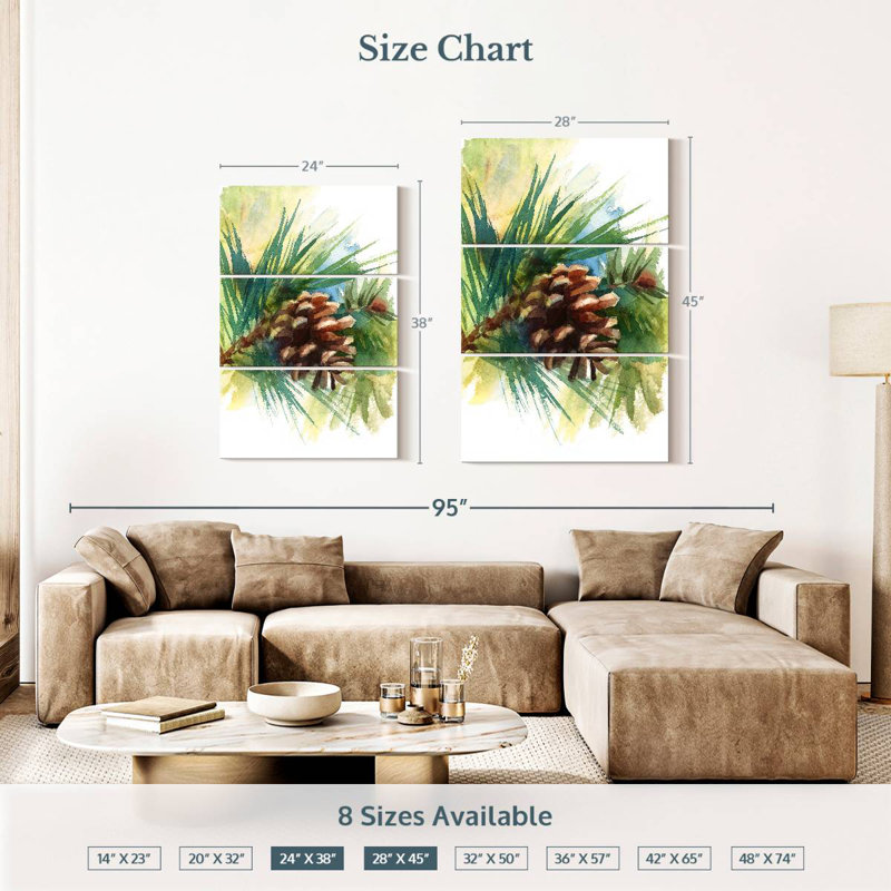 Pine Cone, 38" H x 24" W