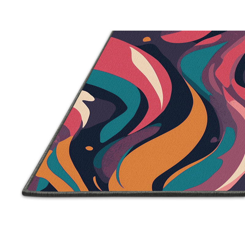 Aurora Nexus Rug, Square 5'