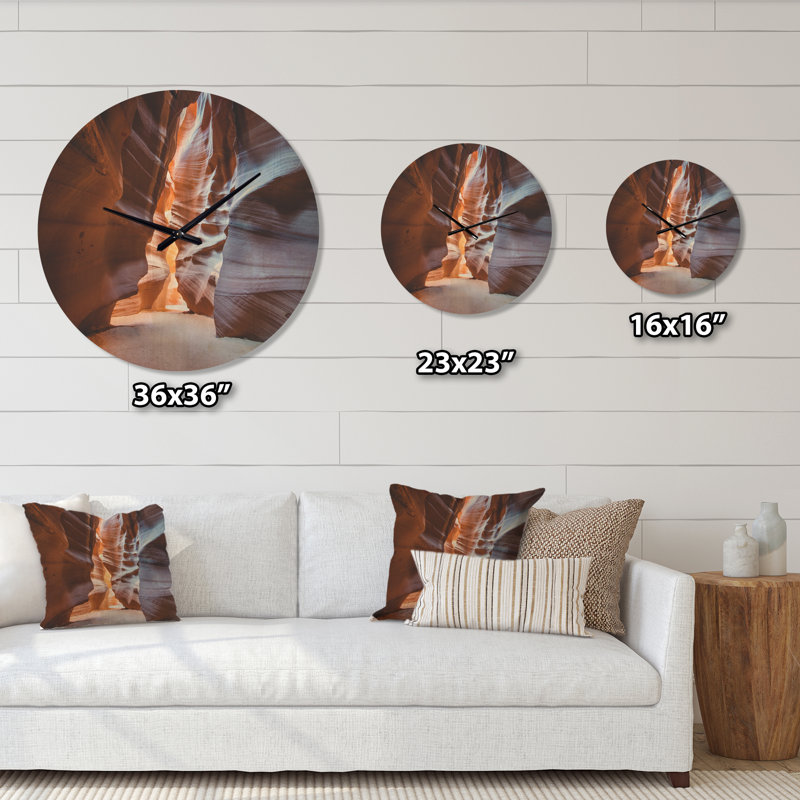 Solid Wood Wall Clock, Extra Large