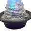 Fontaine d'intérieur de 7,5 po de hauteur avec lumière DEL et capacité de 1 L