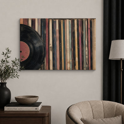 Œuvre de vinyle vintage