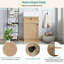 Meuble-lavabo 18,5 po avec lavabo réversible en résine