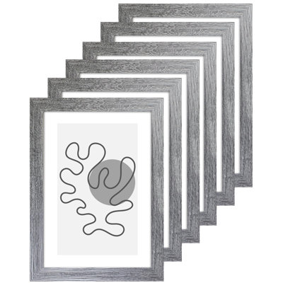 Picture Frame - Set of 6 with Mat