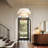 1-Light Bohemian Woven String Fabric Pendant with Double-Layer Petal Shade