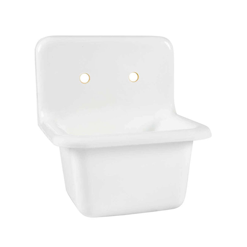 Évier de cuisine de ferme L 22,5 po x l 16,25 po, Blanc