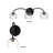 Belford Plug & Play 3-Light Vanity Light in Transitional and Modern Style-7.07 Inches Tall and 24 Inches Wide-107377585