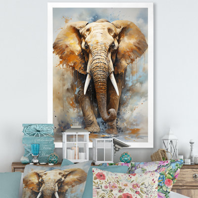 Magnifique portrait d'éléphant I