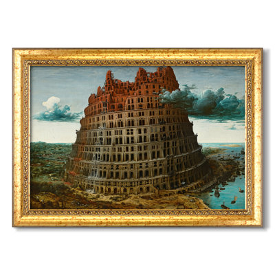 La tour de Babel, v. 1568 - Peter Bruegel l'Ancien - Toile encadrée sur mesure