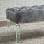 Banc rembourré en velours capitonné Valley-1675713551