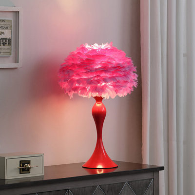 Lampe de table 18,25 po In Feather Aquina