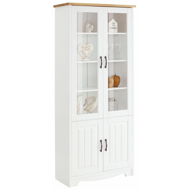 Ebenezer Display Cabinet, White 