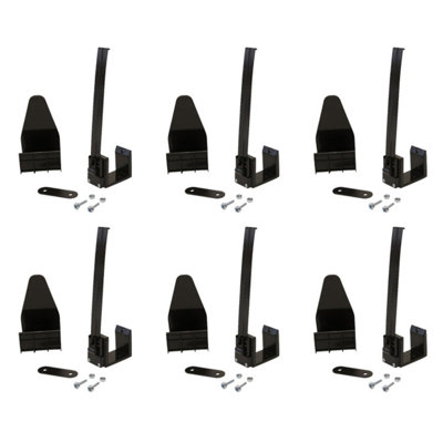 Garage Door Clips 4PCS/6PCS Springed Garage Door Clamps With Installation Accessories Nylon Garage Door Installation Clips For Halloween