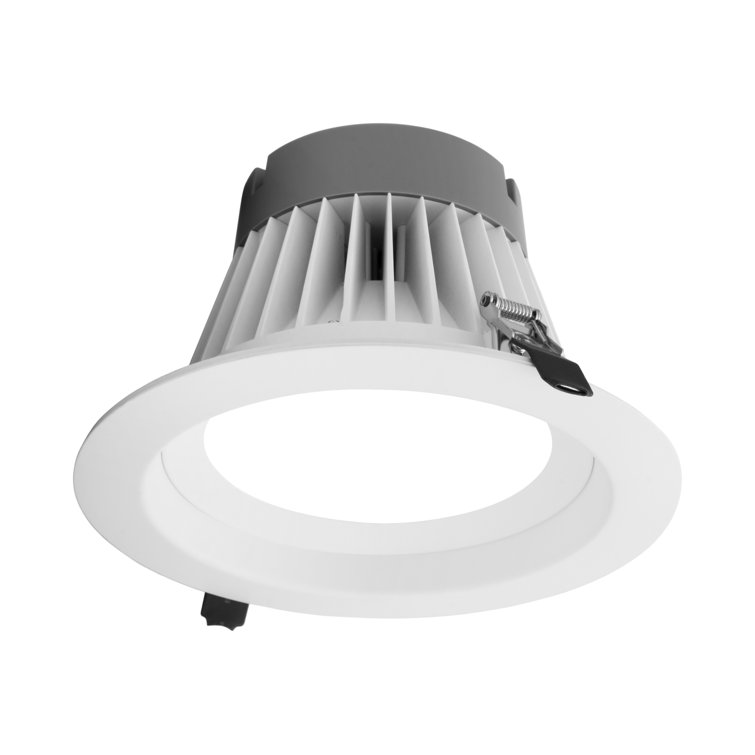 Clr-Select 8-Inch Black High Output Commercial Canless Led Downlight Kit