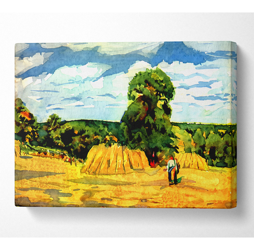 Pissarro Ernte - Kunstdrucke auf Leinwand