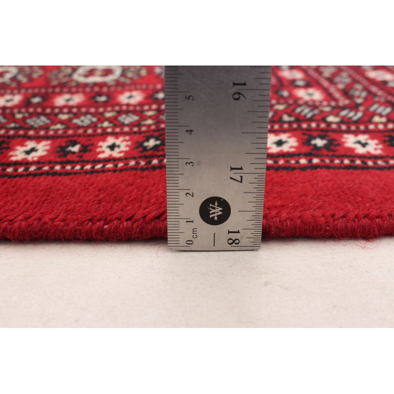 Tapis rouge foncé Finest Peshawar Bokhara 9 pi 1 po x 12 pi 1 po