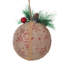8cm Fabric Trees & Wreaths Ball Ornament