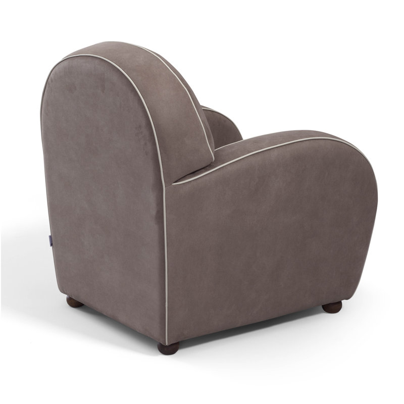 Fauteuil club en polyester de 34,3 po Levron