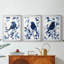 FLORAL Series DLXIV - Impression sur mesure encadrée de qualité supérieure - 3 pièces-805845205-805845201