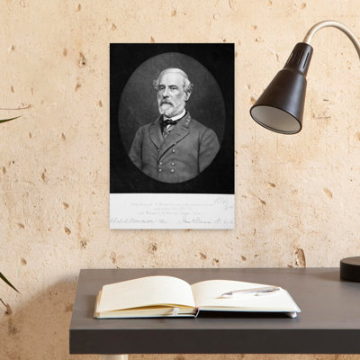1800S 1860S Portrait Of Robert E Lee General Of Confederate Army During American Civil War Classic Retro Vintage Portrait Wall Art
