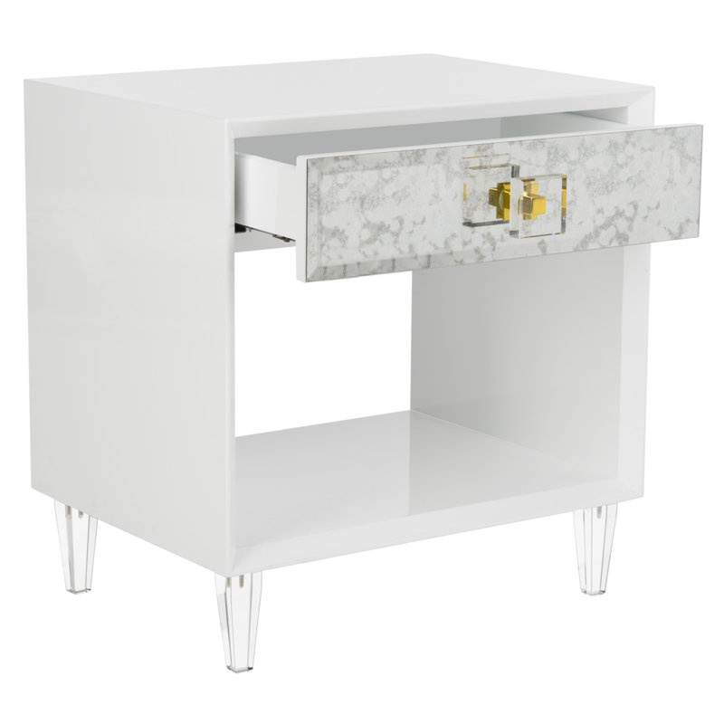 Table de bout avec rangement Arcelia