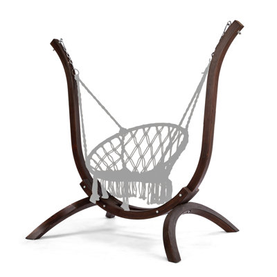 55 X 57 Inch Wood Hammock Stand For Indoor Outdoor