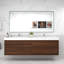 84'' Double Bathroom Vanity with Acrylic Top-1505240175
