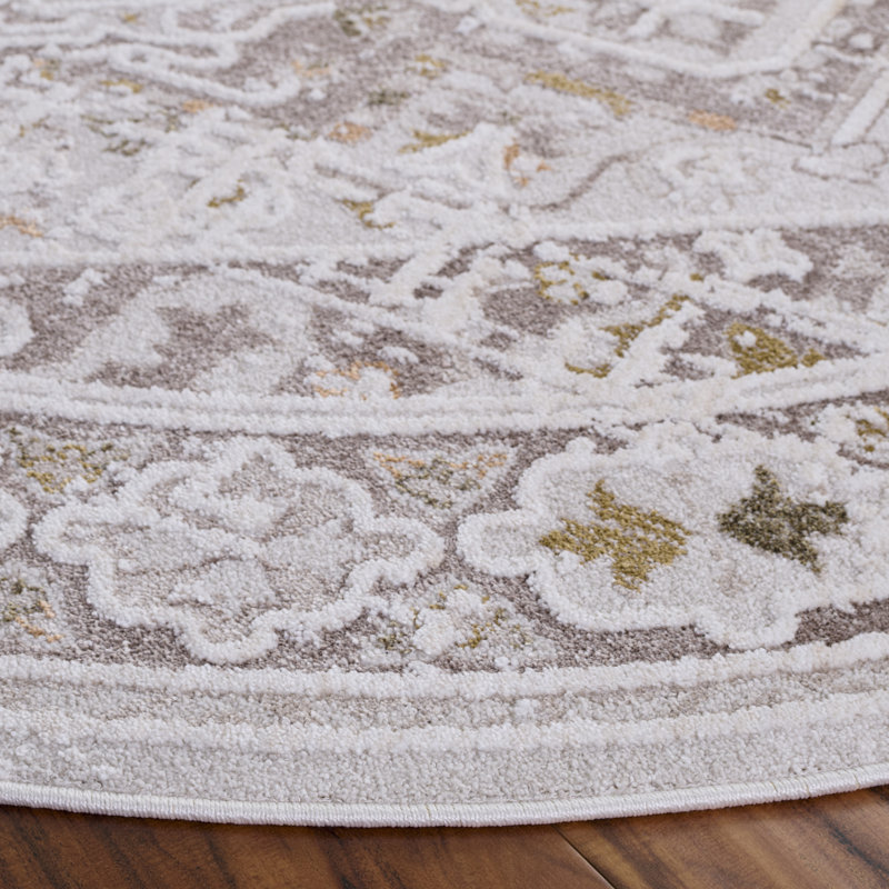 Leonette 514 Performance Oriental Rug, Round 6'7"