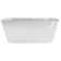 Summerlin 57'' x 31'' Freestanding Soaking Solid Surface Bathtub