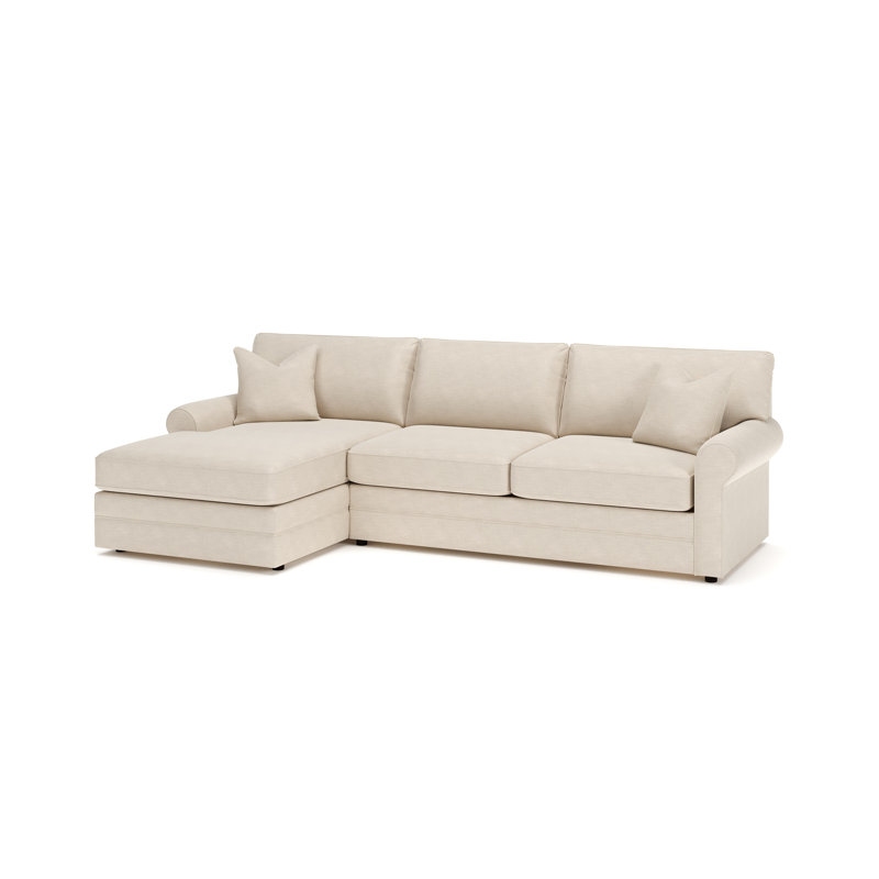 Carolina Upholstery Studio Charlie Sofa With Chaise Sectional