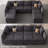 Aurora Chenille Sofa Bed Storage Sleeper Convertible Modular Sofa Sectional Couch With Detachable Washable Cushion For Livingroom Bedroom-106913482-106913436