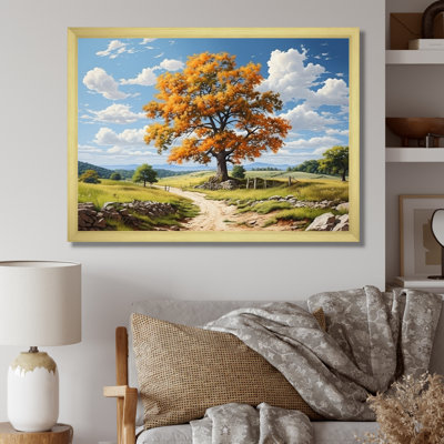 " Maple Trees Rustic Serenity "