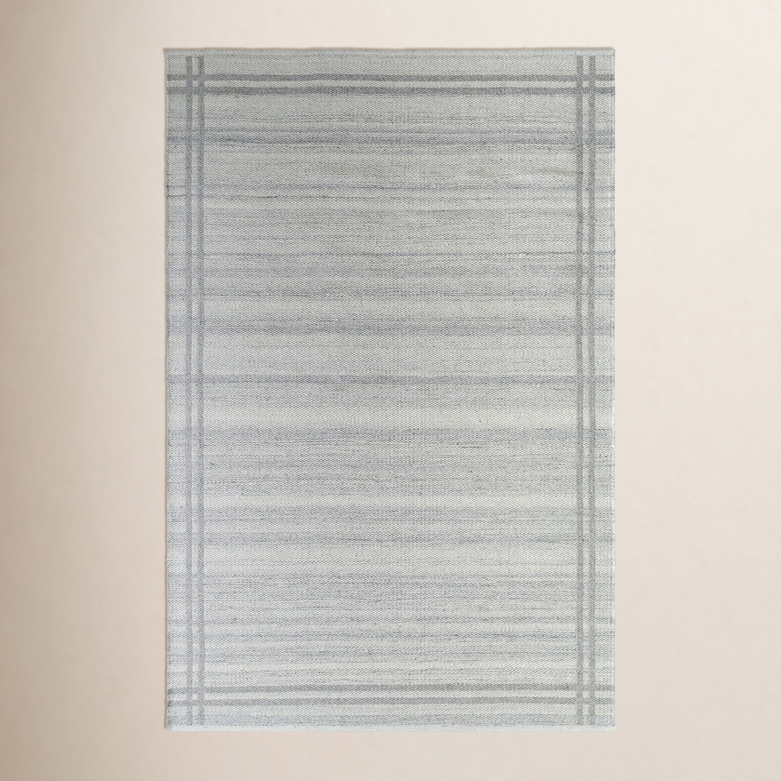 Lavande Hand-Woven Striped Area Rug, Rectangle 8'10" x 12'
