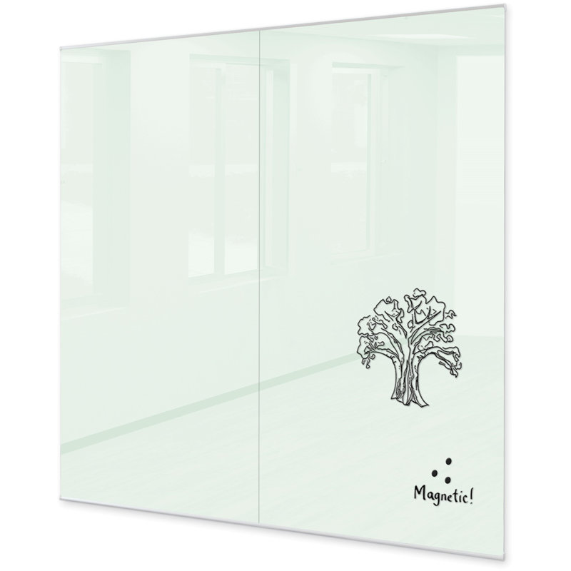Liso MooreCo Yes Glass Wall Metal Glass Board