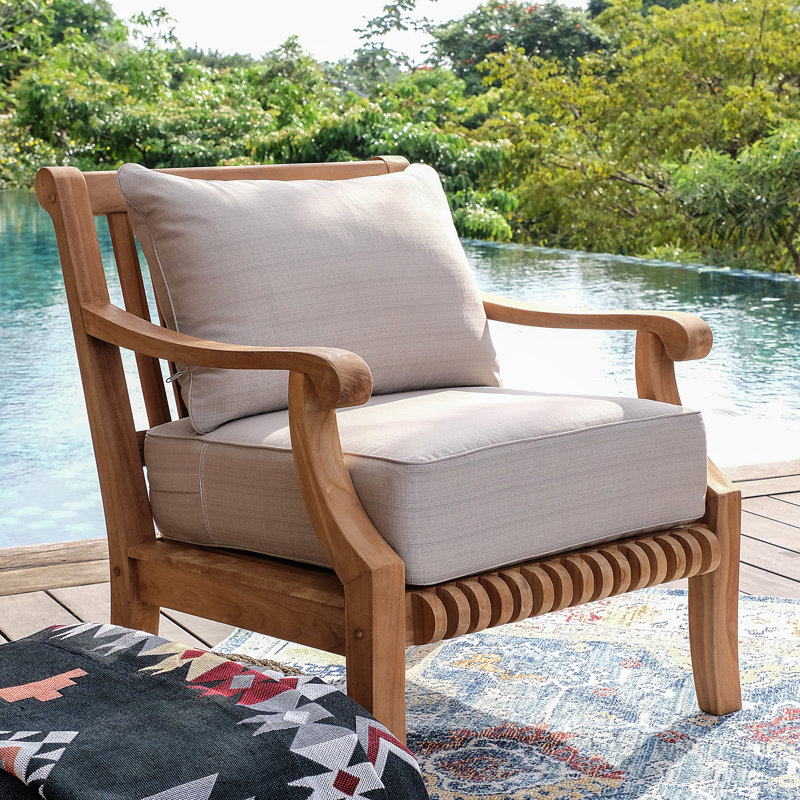 Mabrey Teak - Person Patio Conversation Set