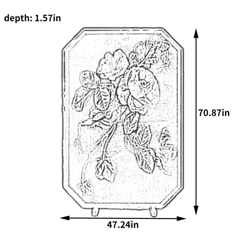Anafi, H 70,87 po x l 47,24 po x P 1,57 po