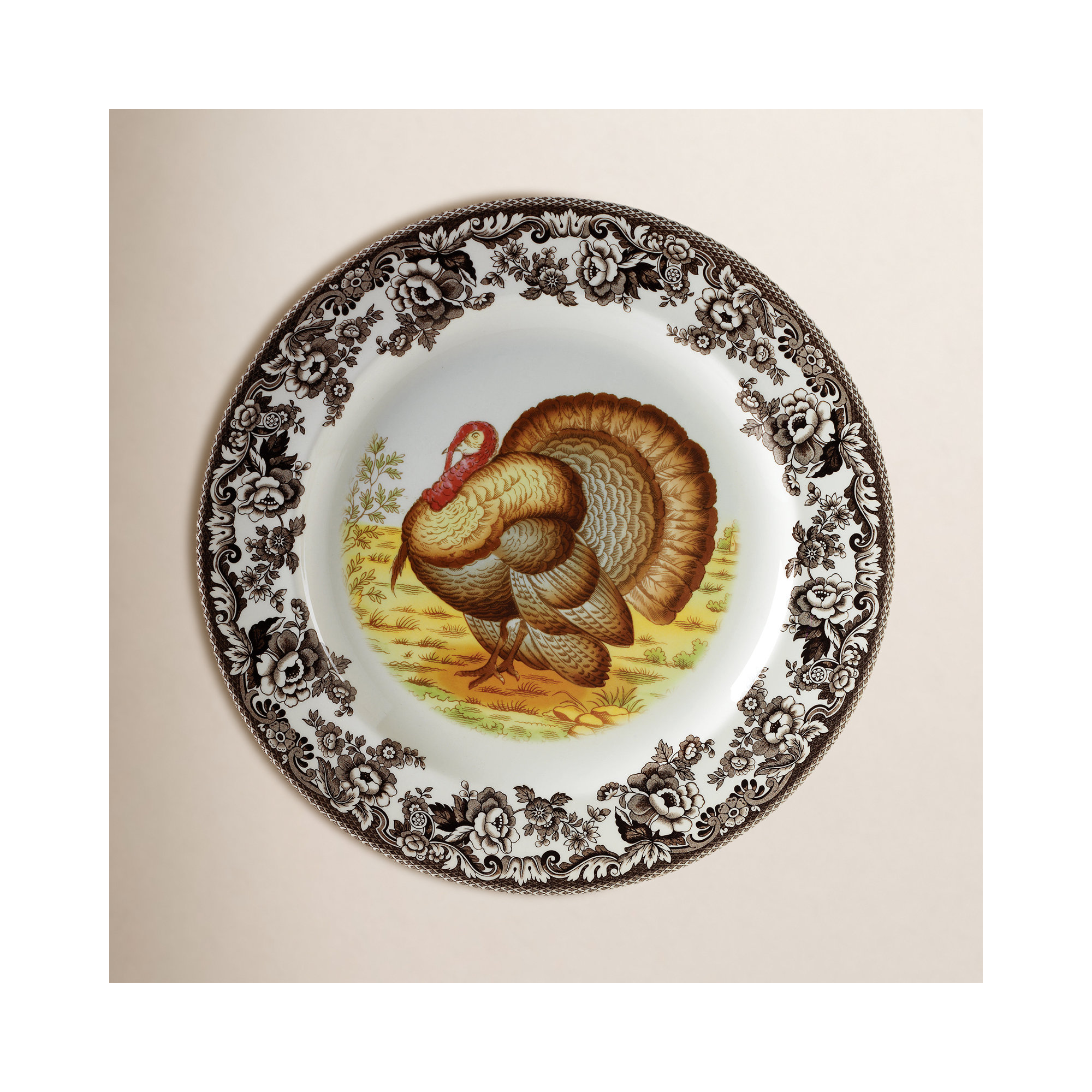 Spode Woodland Round Turkey Platter