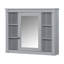 Meuble-lavabo 36 po avec lavabo supérieur et armoire à miroir - Solution de rangement moderne-111123869