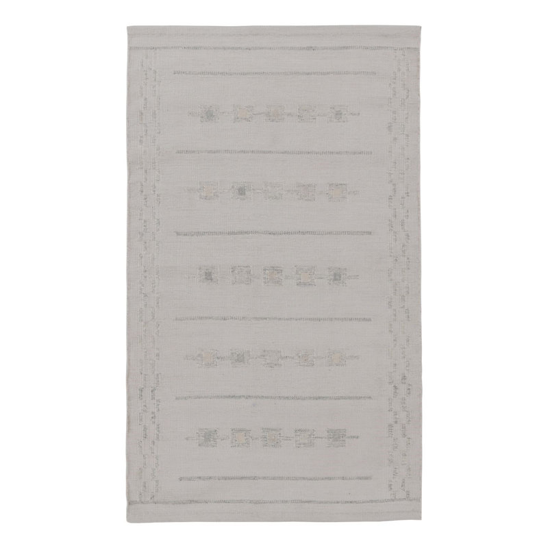 Scandinavin Wool Geometric Area Rug, Rectangle 12' x 18'