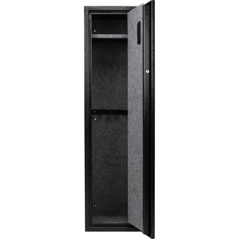 Coffre-fort pour clavier numérique de 4,33 pieds cubes - option de rangement sécurisé. Vaste carabine, munitions et accessoires. Réglages polyvalents pour les entreprises à domicile. Solution de finition en acier noir.