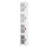 4-Tier Narrow Storage Cabinet Mobile Storage Organizer
