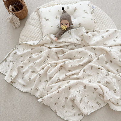 Couverture mignonne pour bébé en coton