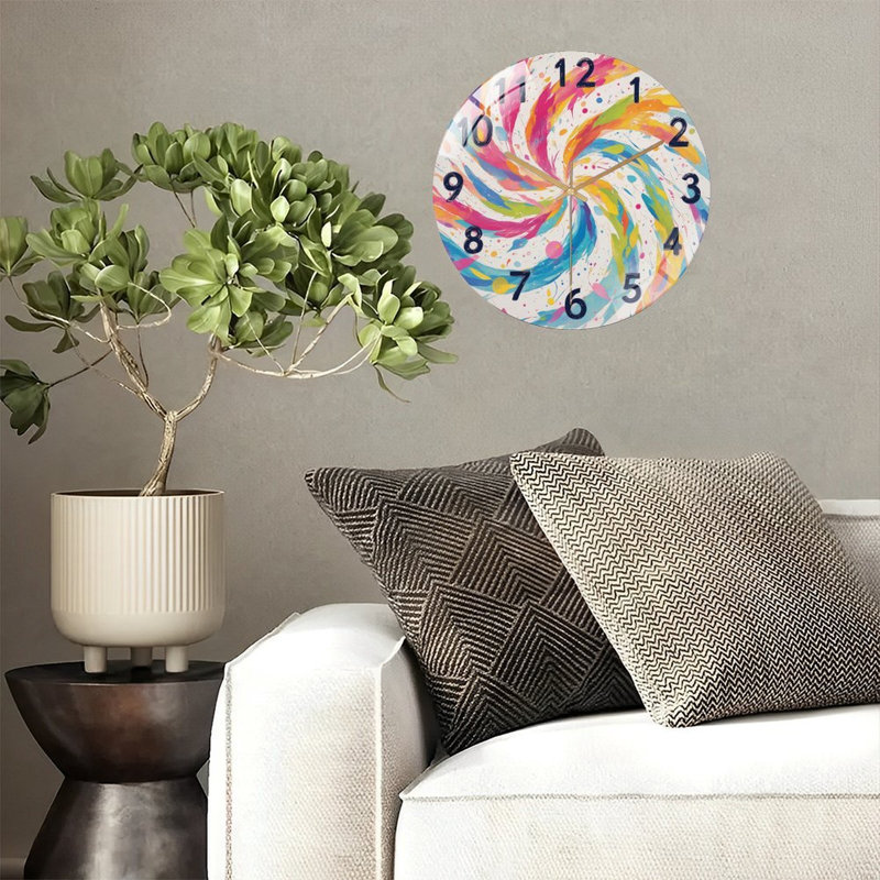 Horloge murale 12 po