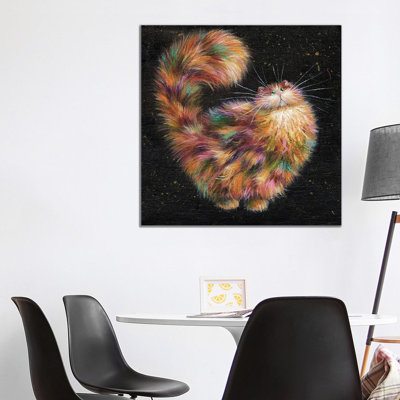 Poufette by Kim Haskins - Wrapped Canvas Print