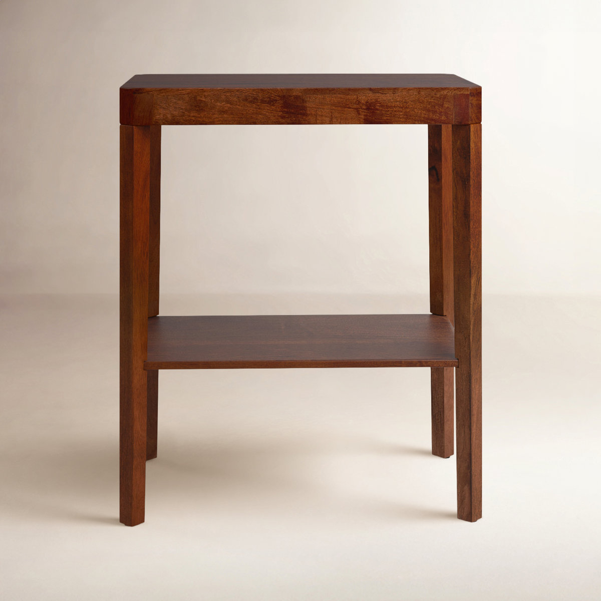 Ardentown Solid Wood Side Table with Storage
